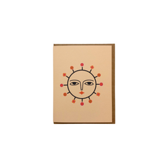 Flower Sun Folded Card