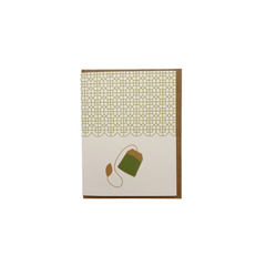 Green Tea Folded Card