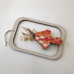 Groovy Framed Tall Mushroom