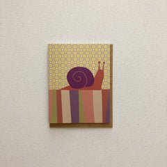 Snail Folded Card