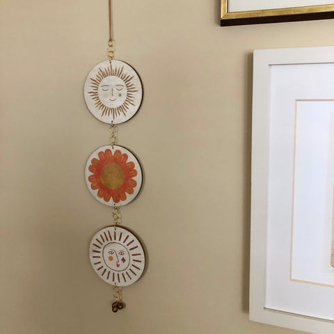 Happy Hanging Modern Mobile - El Sol Mocha