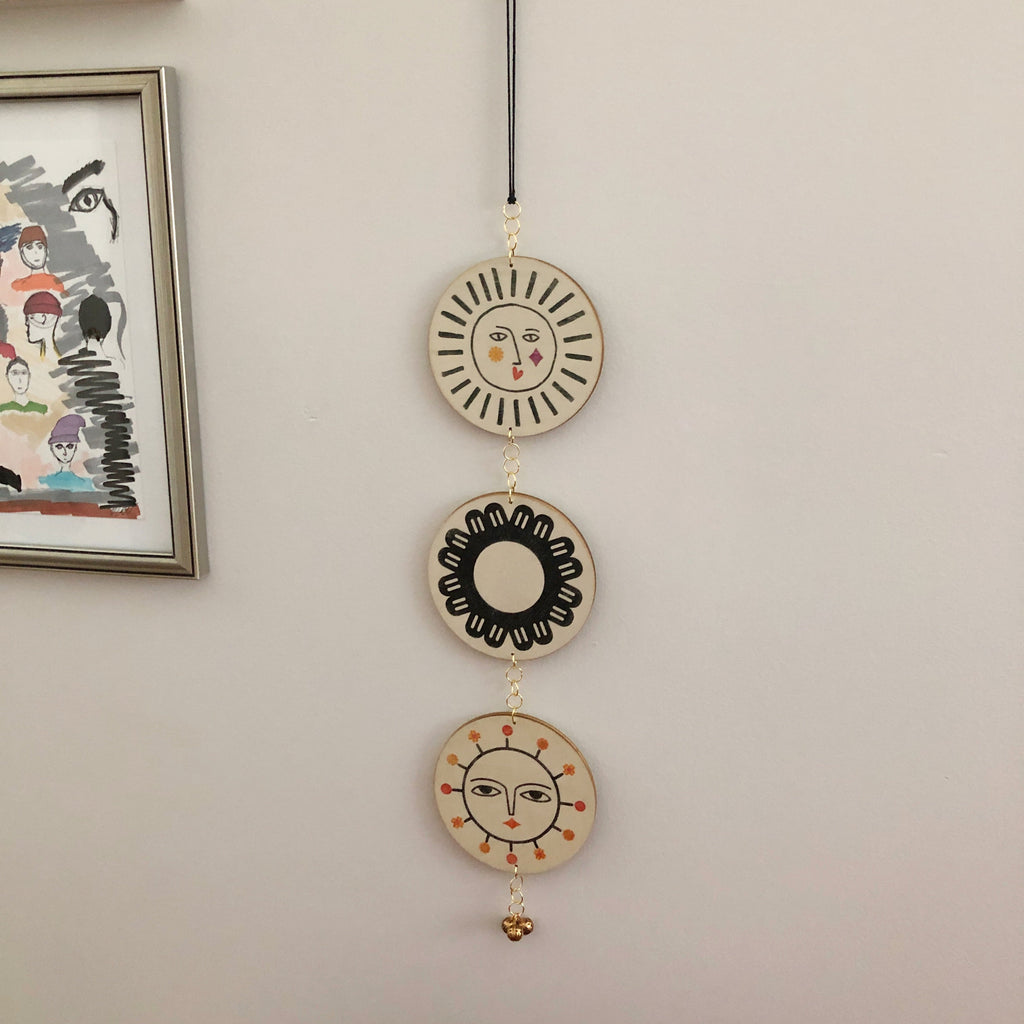 Happy Hanging Modern Mobile - El Sol Black