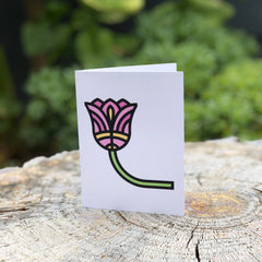 Modern Tulip Folded Card