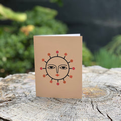 Flower Sun Folded Card