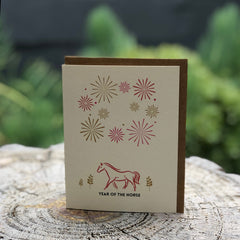 Year of the Horse Folded Card