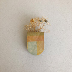 Mini Magnetic Planter Pot - Modern Quilt