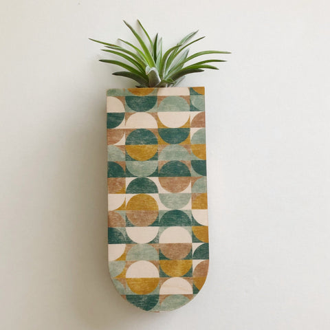 Groovy Skinny Pocket Wall Planter Vase