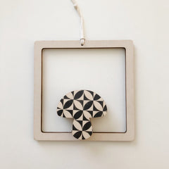 Petals Framed Tall Mushroom