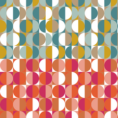 Groovy Framed Square Mushroom