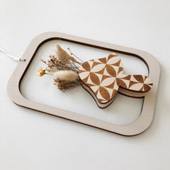 Petals Framed Tall Mushroom