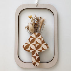 Petals Framed Tall Mushroom