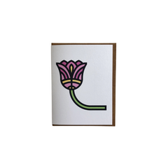 Modern Tulip Folded Card