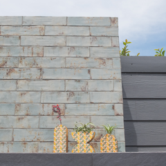 Geometric Skinny Pocket Wall Planter Vase