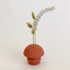 Large Mushroom Vase - Round Base