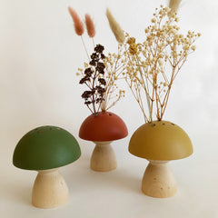 Large Mushroom Vase - Mid Modern Base