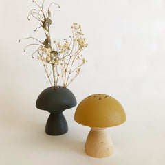 Large Mushroom Vase - Mid Modern Base