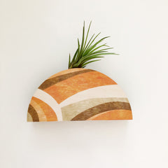 Abstract Dome Wall Vase Planter