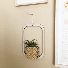 Framed Scallop Petals Wall Vase