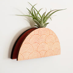 Mod Curves Dome Wall Vase Planter