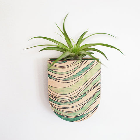 Riptide Pocket Wall Planter Vase