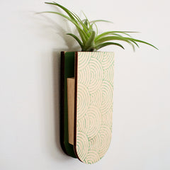 Mod Curves Skinny Pocket Wall Planter Vase