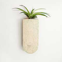 Mod Curves Skinny Pocket Wall Planter Vase