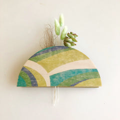 Abstract Dome Wall Vase Planter